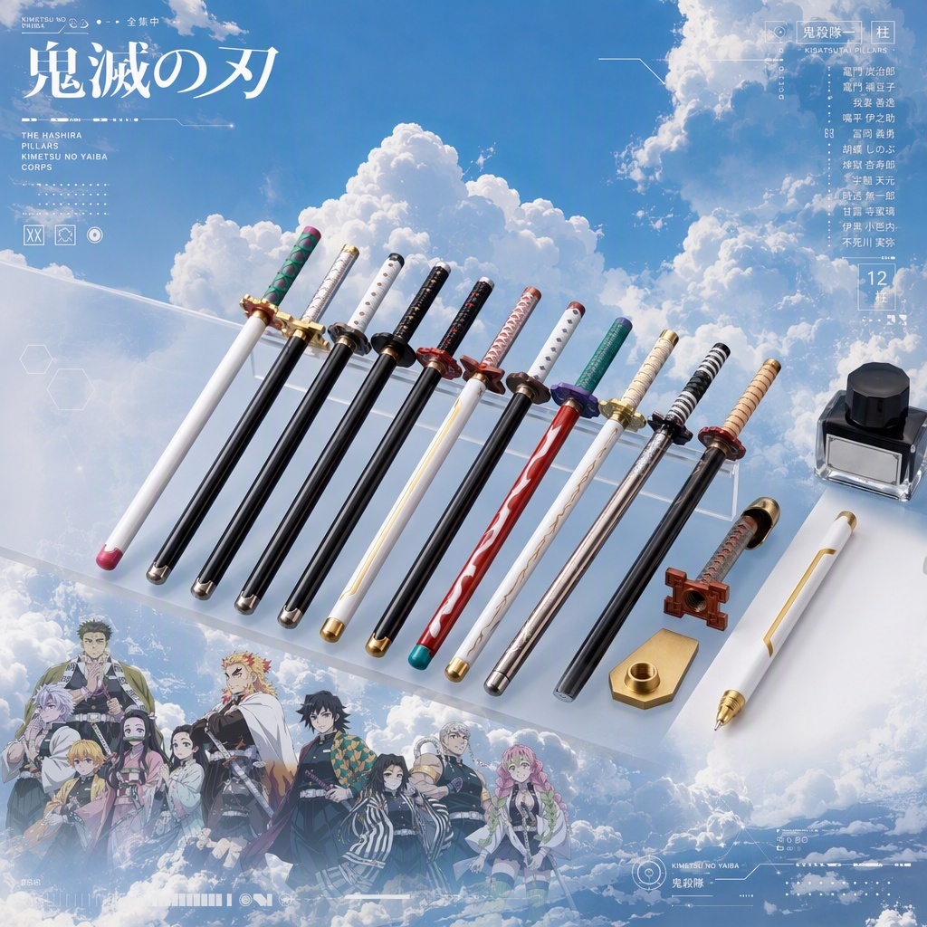 Cosplay Prop Dagger - 7.8inch Demon Slayer Katana Anime Cosplay