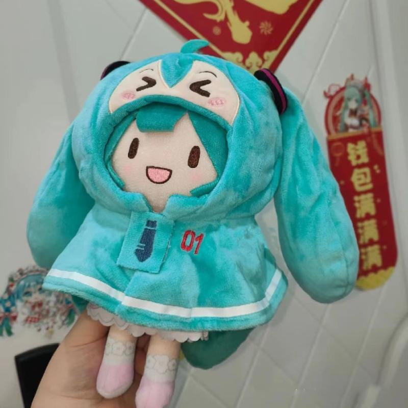 Hatsune Miku Plush Hooded Cape - Cosplay Fire Prop 评论和价格