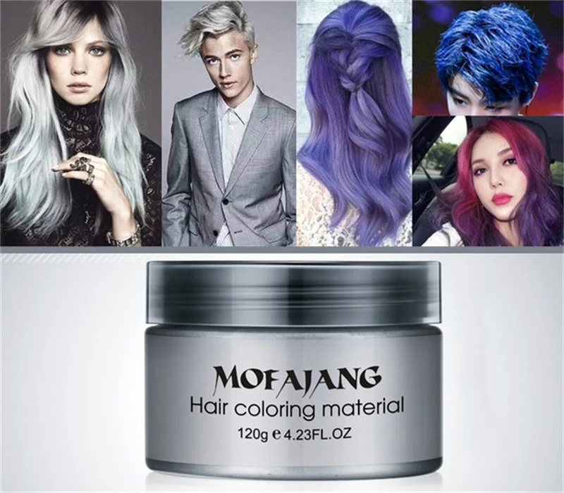 1pcs Mofajang Hair Color Wax P - Hair Spray Color 评论和价格