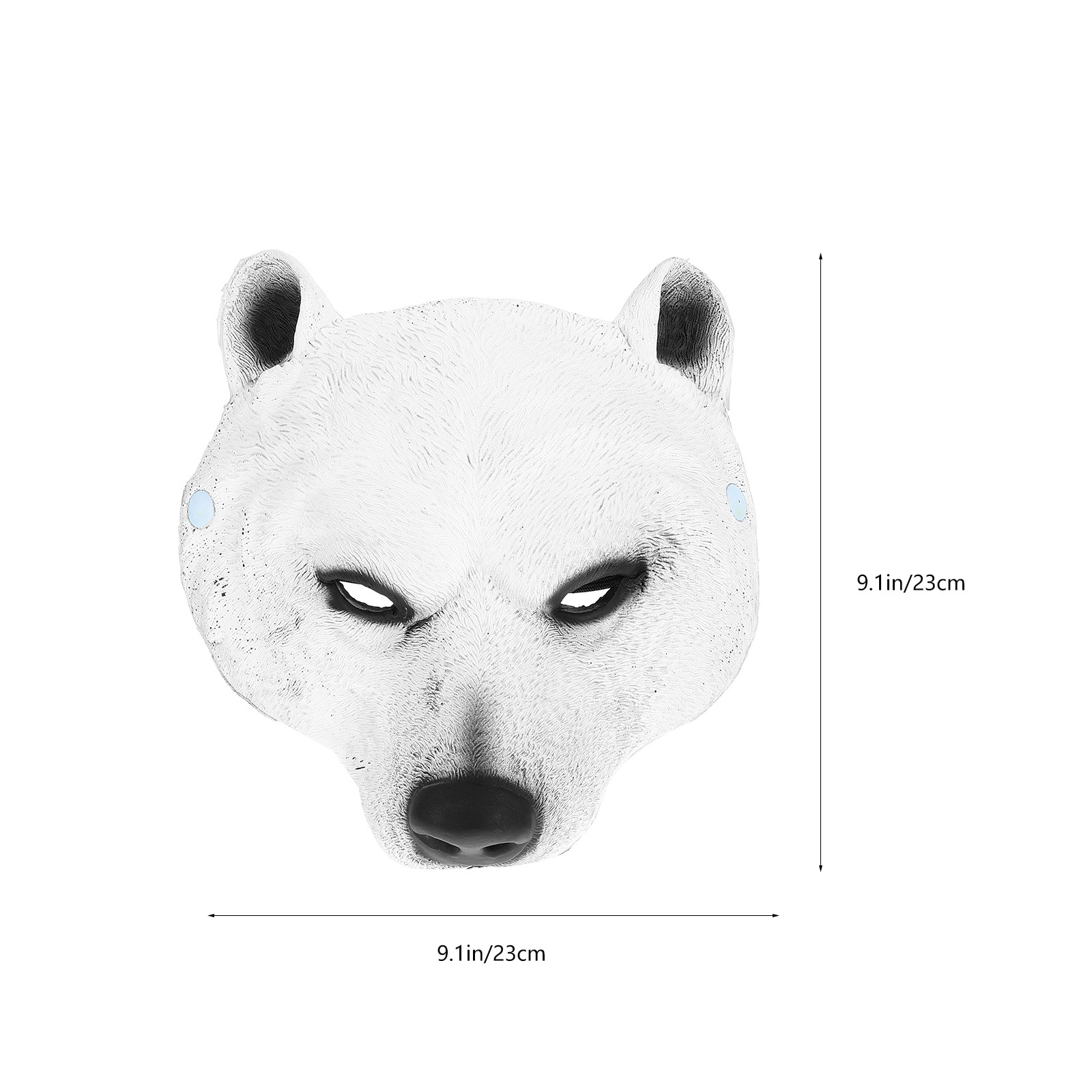 Delicate Polar Bear Animal Mas - Easy Cosplay Prop 评论和价格